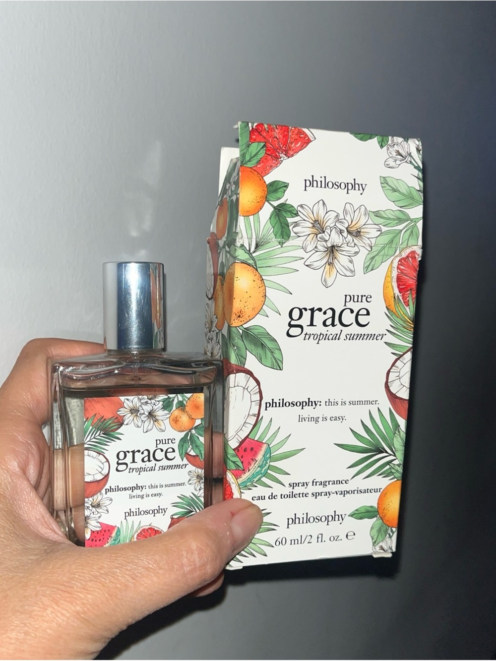 philosophy pure grace tropical summer spray 2 oz. HTF